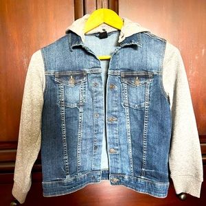 Kids Jean Jacket with removable hood